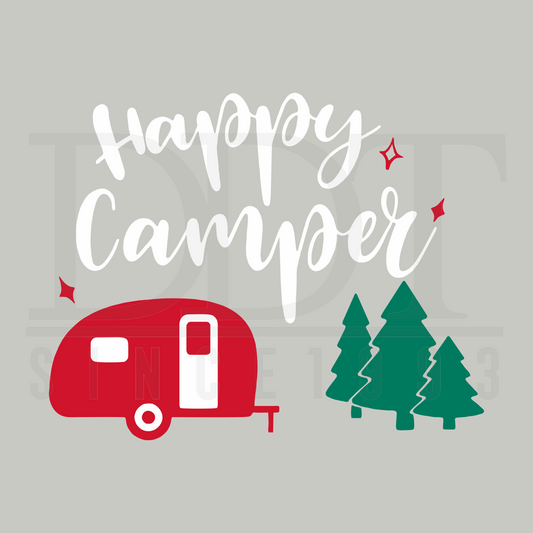 Outdoors - Happy Camper - DTF Transfer