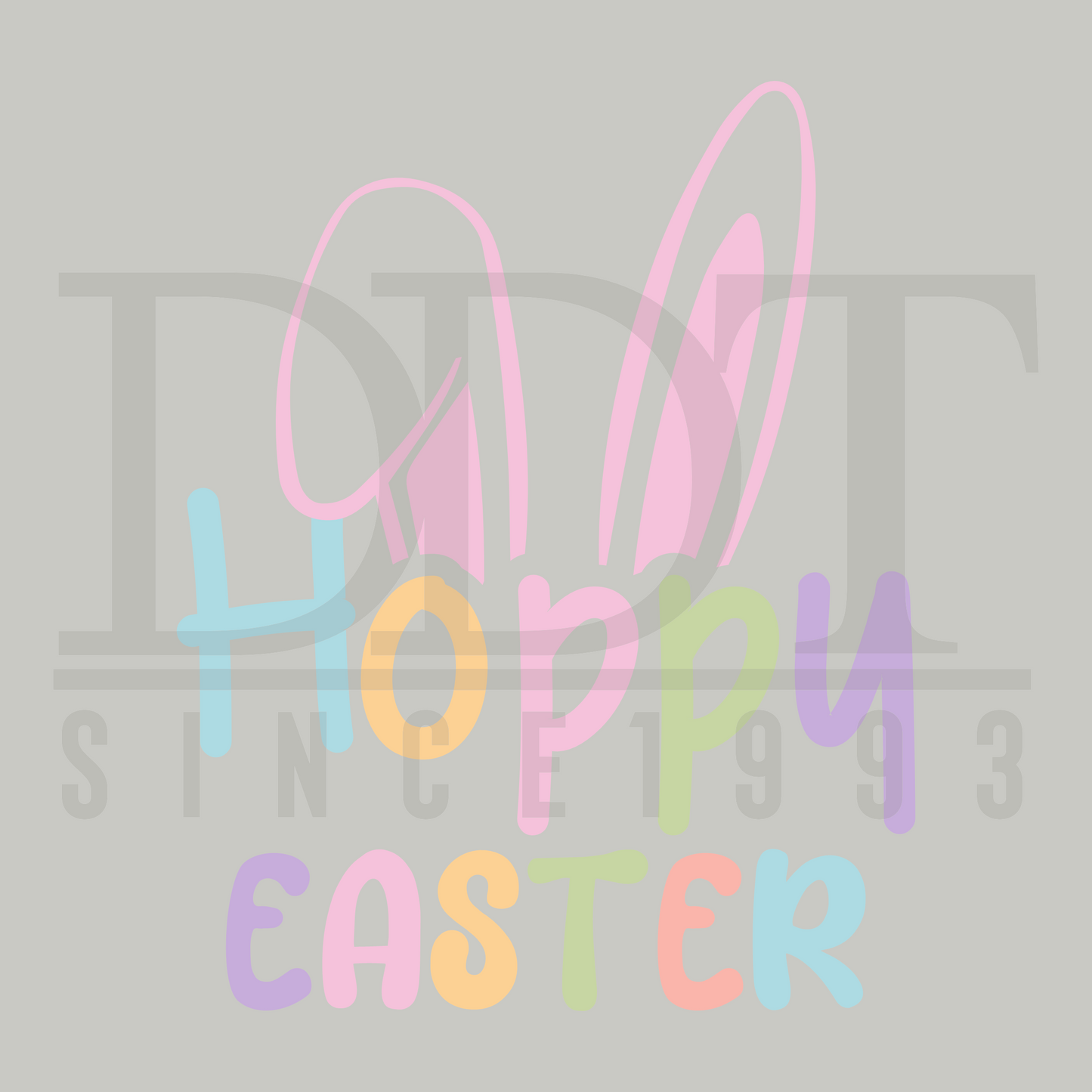 Holidays - Easter - Hoppy Easter - DTF Transfer