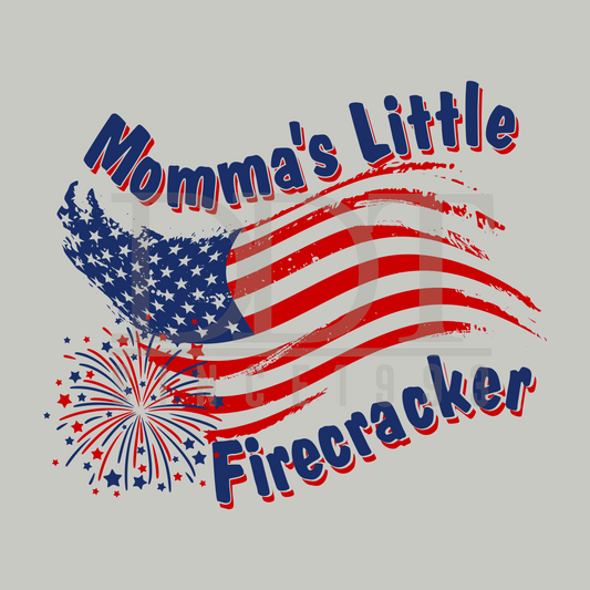 Holidays-Momma's Little Firecracker-DTF Transfer