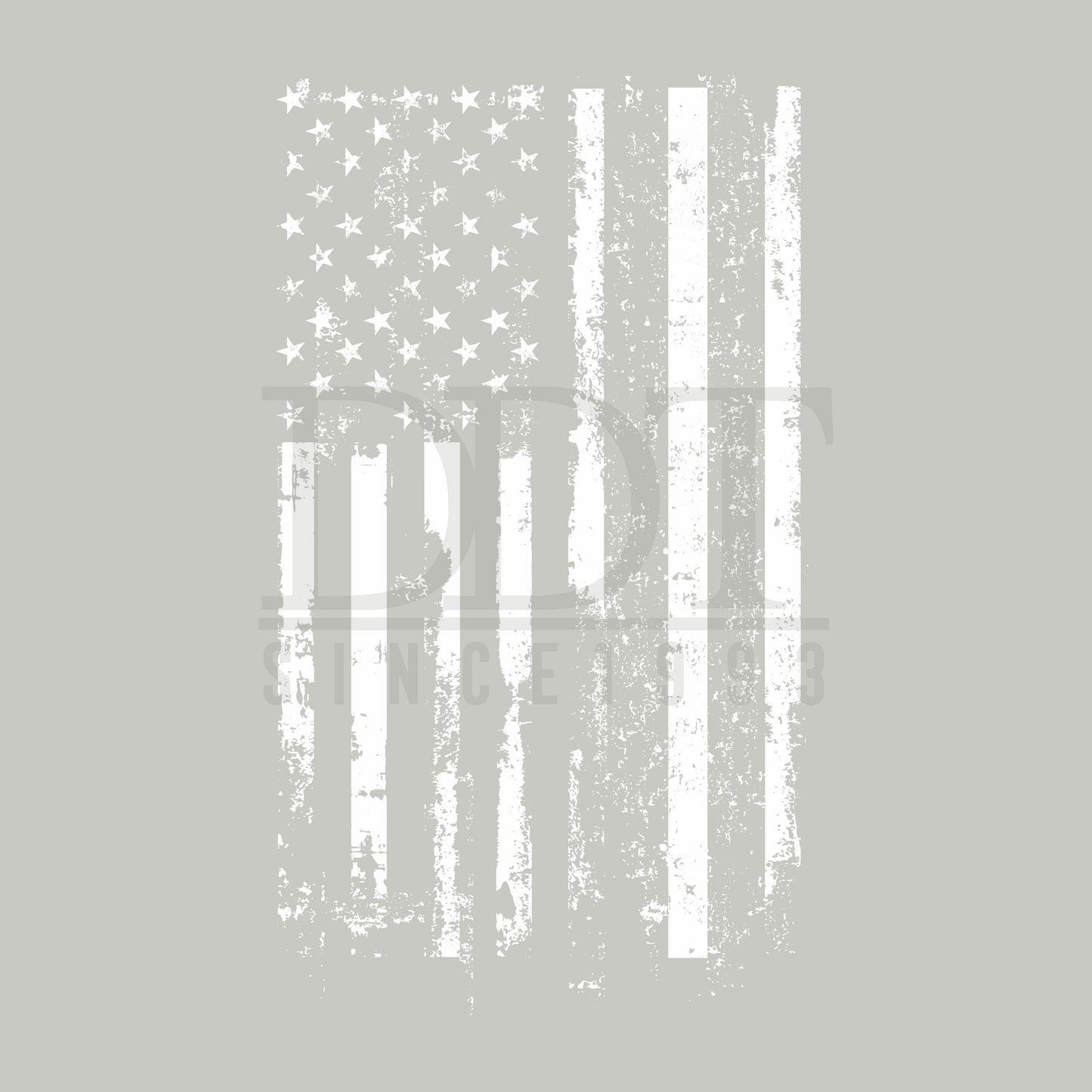 Holidays- 4th of July - Distressed Flag-DTF Transfer