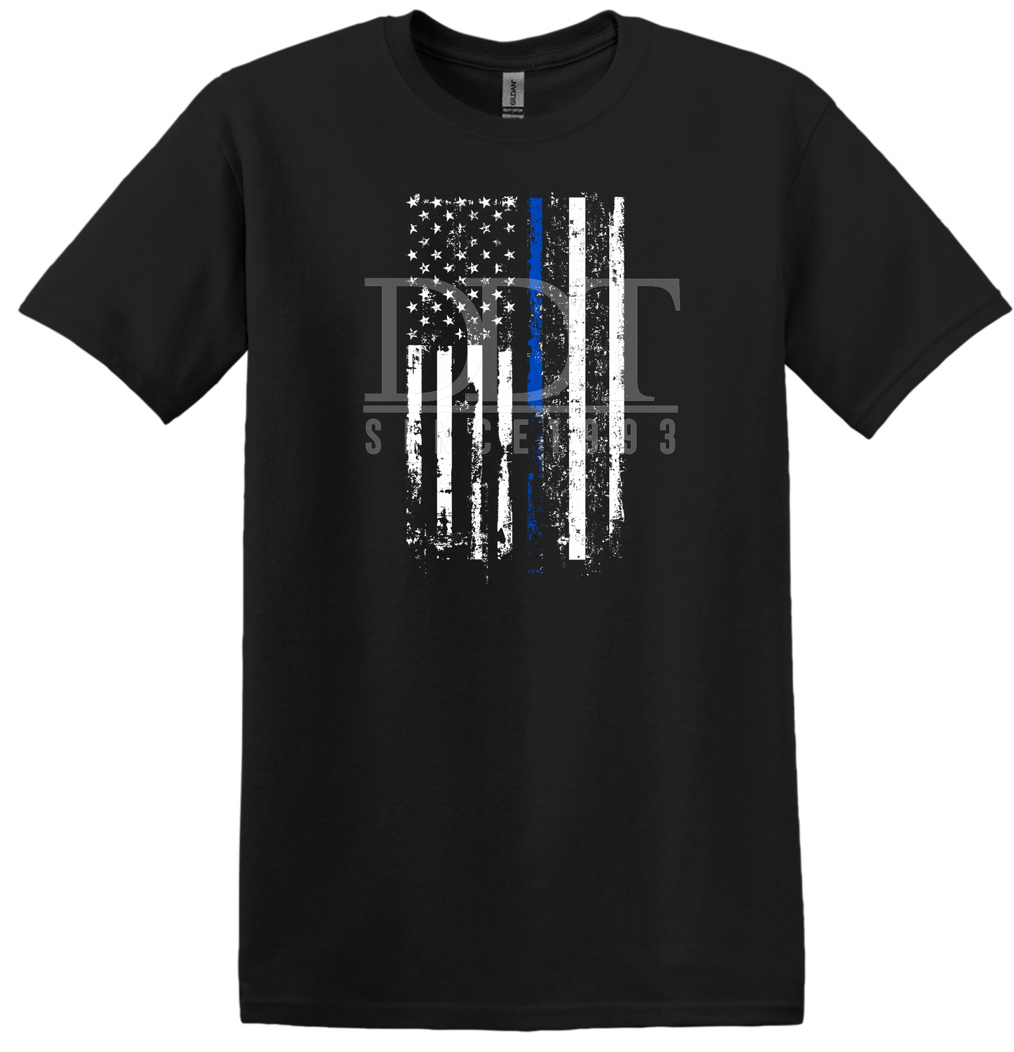 Occupation- Police - Blue line flag-DTF Transfer