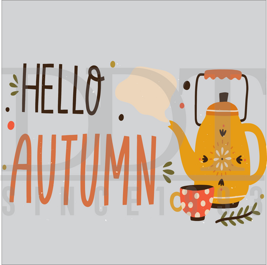 Seasons - Fall - Hello Autumn - DTF Transfer