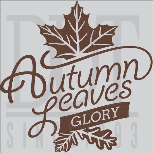 Seasons - Fall - Autumn leaves Glory - DTF Transfer