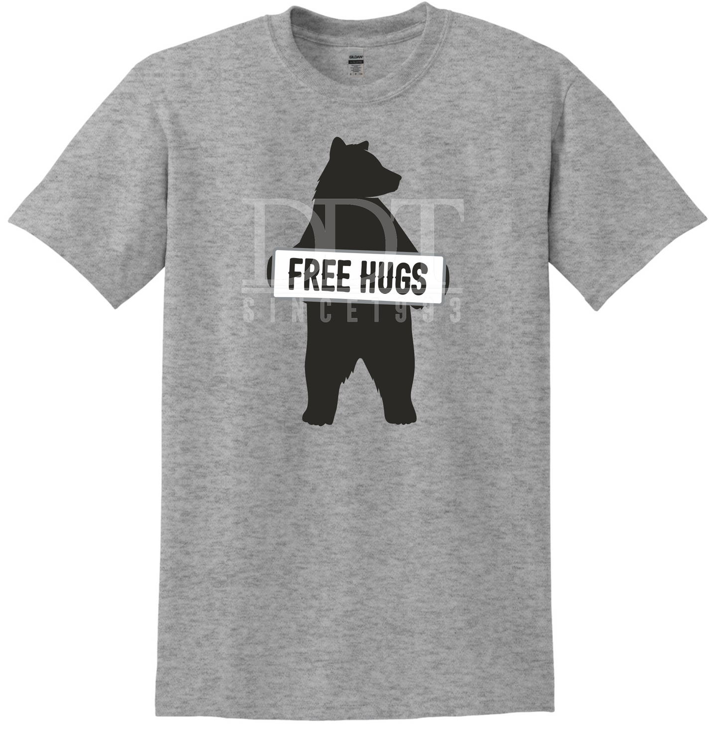 Saying - Outdoors - Free Hug Bear - DTF Transfer